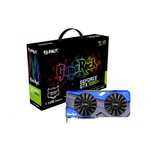 Видео карта втора употреба  PALIT Video Card GeForce GTX 1080Ti nVidia, Game Rock 11GB GDDR5X, 352bit, Dual DVI, HDMI, DPx3 4710636269592_3Y